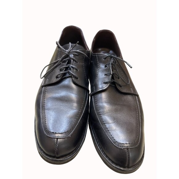 Allen Edmonds men’s black leather dress Oxford lace shoes size 10 SKU 4131 main image 5
